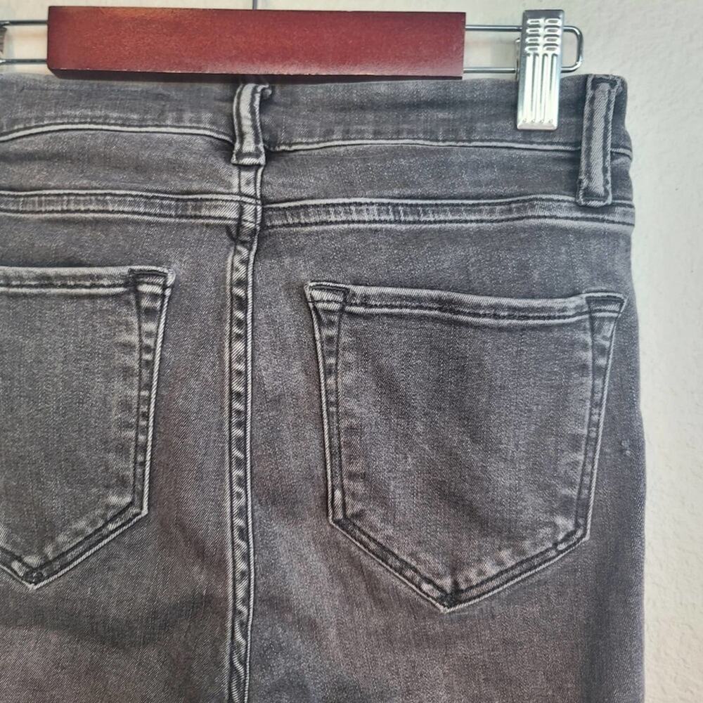 ALL SAINTS Washed Black Grace Skinny Jean Shaping Fit Mid Rise Minimalist Grunge - Picture 5 of 16